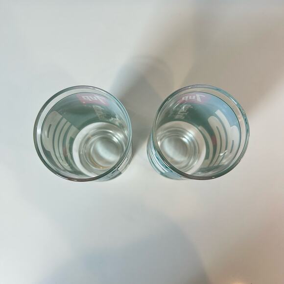 Vintage 7-Up Soda The Uncola Drinking Glasses Tumblers Soda Kitchen Glasses Home - Picture 3 of 5